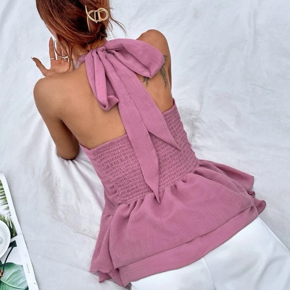 New Hanker-chief Halter Tank Top - Picture 5 of 9